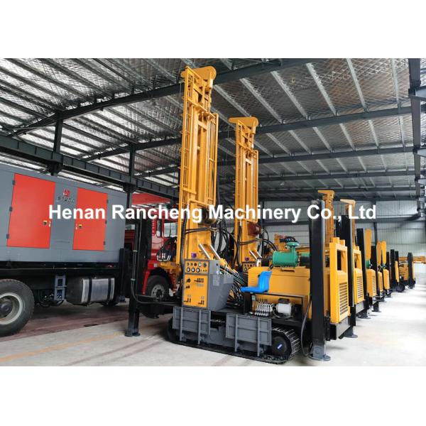 800m Depth Water Well Drilling Equipment 153KW Engine 140mm - 500mm Diameter