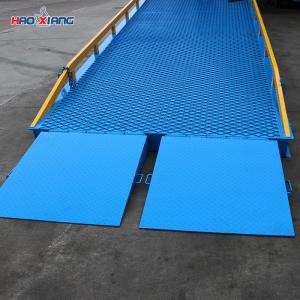China Adjustable Portable Container Loading Ramps 20ton Loading Dock Hydraulic Ramp wholesale