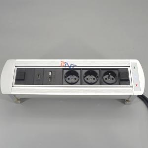 Commercial Motorized Table Flip Up Power Outlet With USB Charger