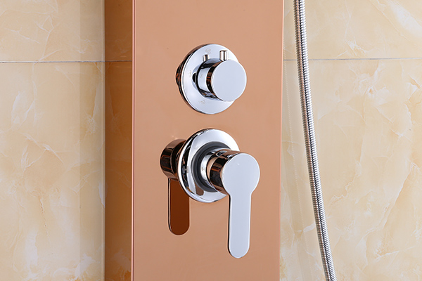 Rainfall Mode ROVATE Bath Shower Panels 5 Functions Contemporary Style