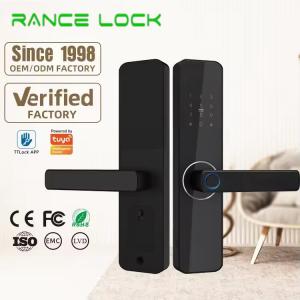China Ttlock Biometric Fingerprint Door Lock 38mm - 55mm Bluetooth Password Lock Digital wholesale