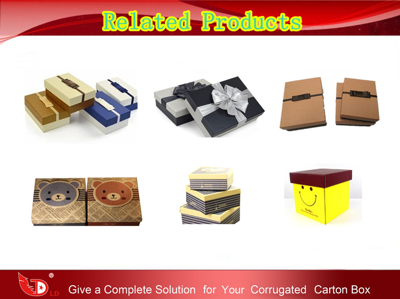 Heart-type red Color Art Paper Box,Craft Gift Paper Box