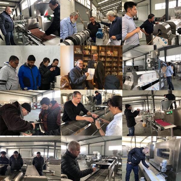 Stainless Steel Maize Corn Puff Snack Machine With Extrusion System