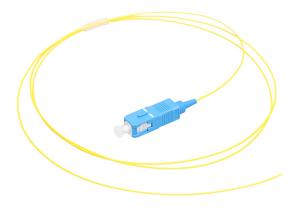 China Single Mode 0.9mm Optical Fiber Patch Cord Pigtail SC UPC Fiber Optic Jumper wholesale