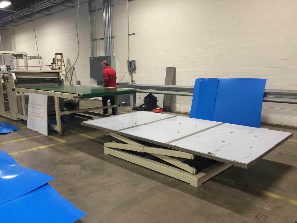 Polychrome File Folder PP Stationery Plastic Sheet Extrusion Line With High Speed