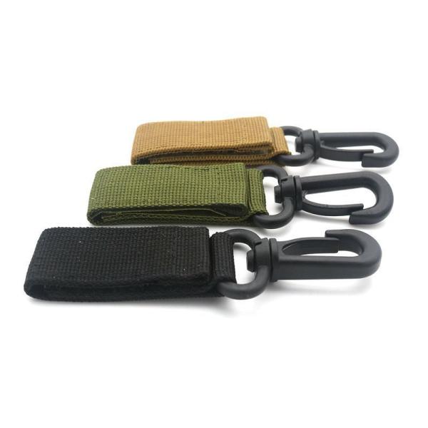 Custom Polyester Keychain Lanyards Carabiner Key Holder