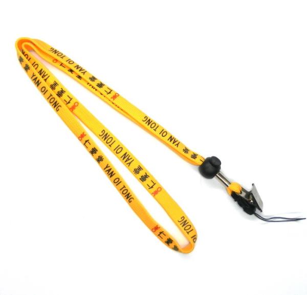 Quality Metal Clip Hook Reflective Id Card Holder Neck Strap Customizable 800 + 100 X 20 mm for sale