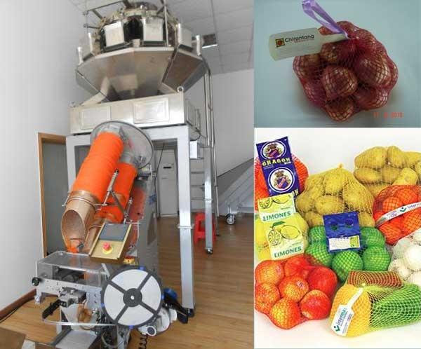 Quality Full Automatic Citrus Potato, Onion Net Bag Packing Plant for sale