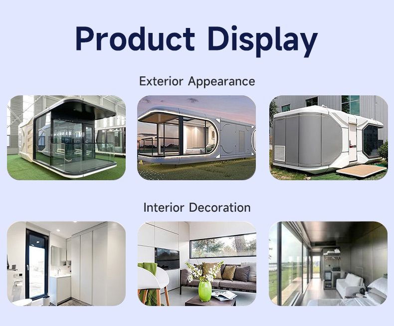 Customized Size Multi-function Intelligent Voice Control Capsule Hotel Tiny Space House for Smart Living
