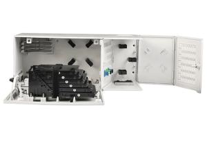 China 48 Core Fiber Termination Box SCAPC Adapters Ethernet Terminal Box 48 Splices wholesale