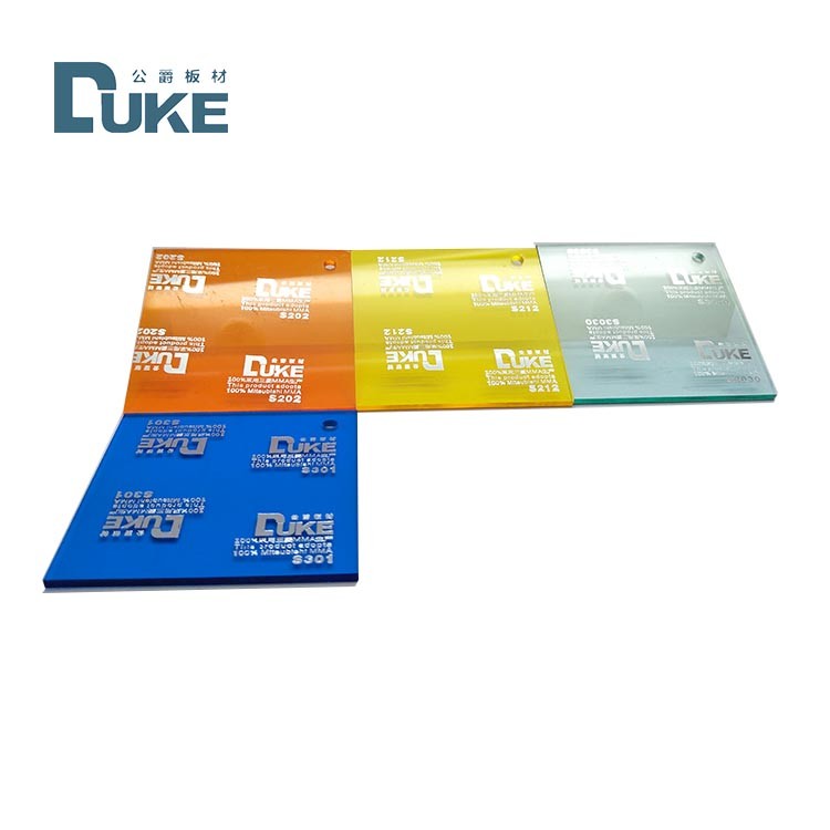100% Mitsubishi MMA Signage Colored Acrylic Sheet UV Resistant