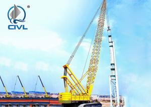 China Hydraulic Crawler Crane QUY150 (150T) With Length Of Main Boom 19-73m wholesale