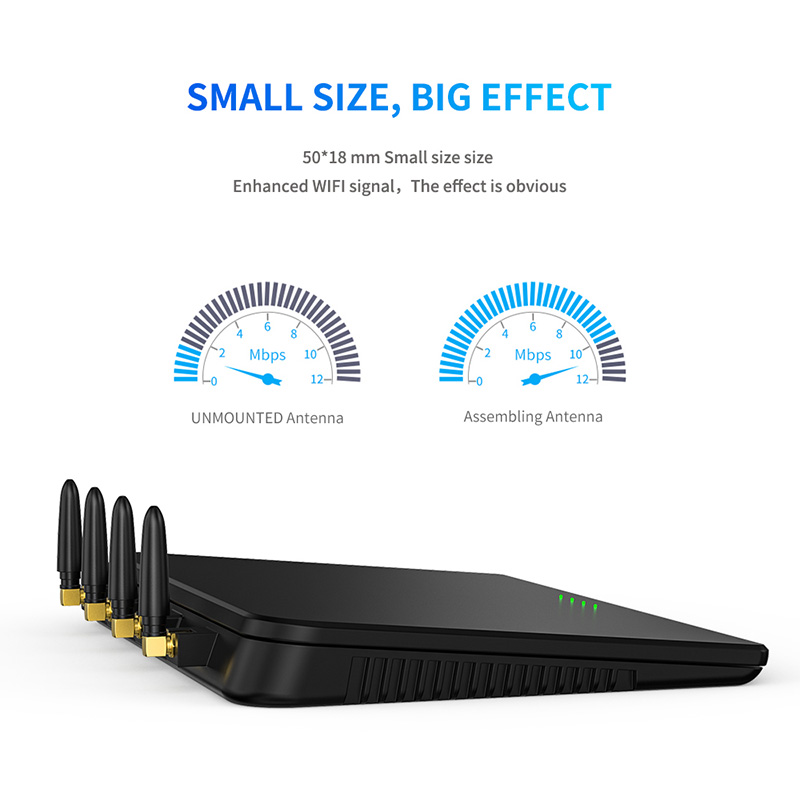 Vertical Polarization Antenna 55mm 4G GSM Signal Booster Repeater for Better Coverage