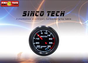 China Automotive Boost Gauge , Electronic Waterproof Boost Gauge For Universal on sale