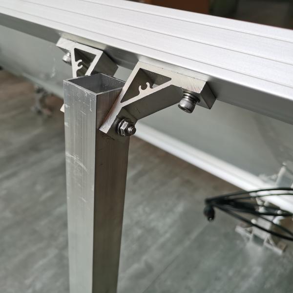 Silver Solar Panel Angle Brackets Ss304 PV Solar Mounting Brackets