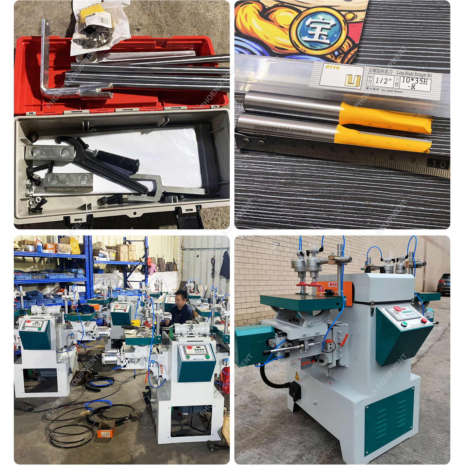 MS3112 Woodworking CNC Automatic Double End Sofa Table and Chair Leg Tenoning Machine