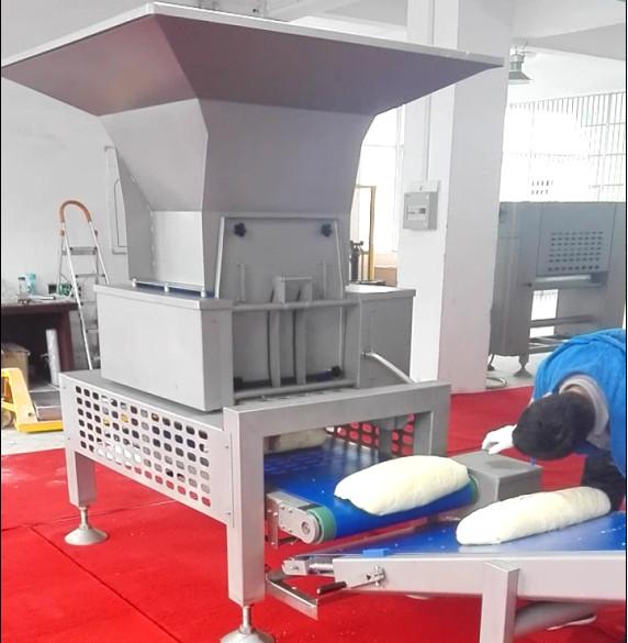 Quality SS304 Bread Production Line 600mm Working Width With Auto Dough Cutting Hopper for sale