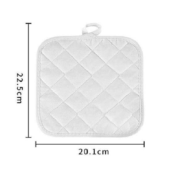 Customized Sublimation Placemats Blanks Linen And Polyester Sublimation Pot Holder Blanks