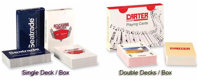 Waterproof Offset Printing Black Core Playing Cards