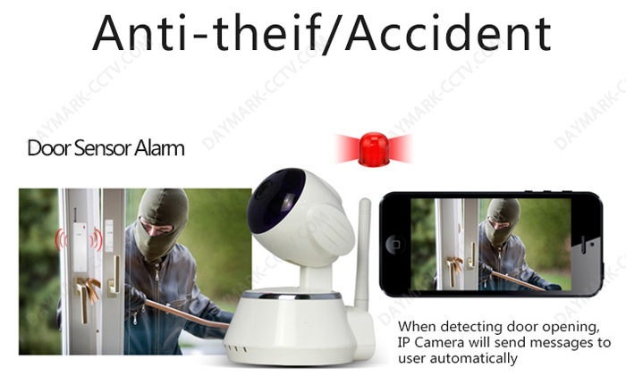 Home monitoring app remote control ip camera wifi home alarm system