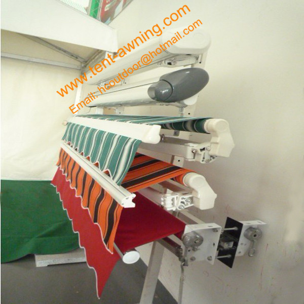 Outdoor Balcony Motorized Remote Control Retractable Awnings