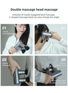 China 3 Modes Deep Tissue Massage Gun With Replaceable Battery 2500mah wholesale