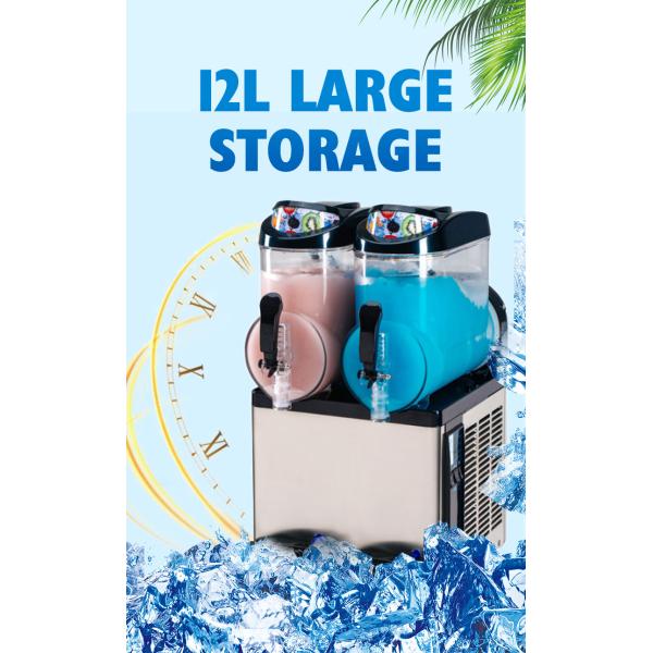 500w Slushy Machines 24L Ice Cold Slush Drinks Dispenser Machine