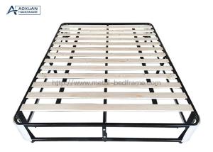 Fabric Cover Bed Box Frame , King Bed Frame Box
