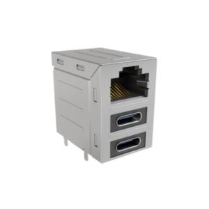 China RJE36188320CH Connectors RJE36 Series Combinational Connector 8POS Modular Connector wholesale