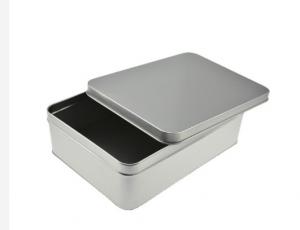 China Waterproof Tea Tin Boxes ISO9001 CMYK 4C Metal Storage Case wholesale