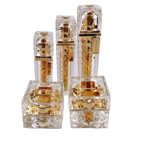 Quality Luxury Acrylic Jar for Cosmetic Cream 30g/50g Capacity Acrylic Containers for sale