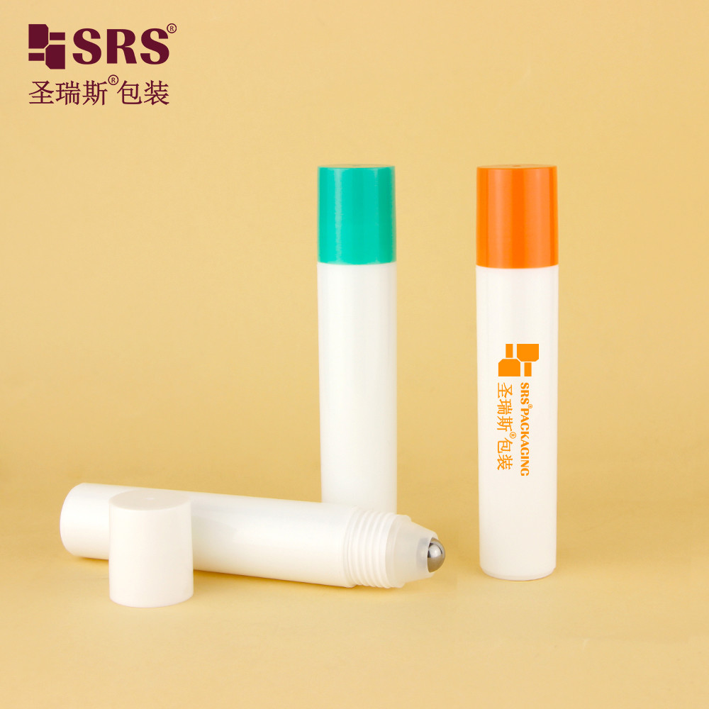RPP-20ML Glossy Matte Finished In Mold Economical Injection Custom Color PP PCR Eco-friendly Rolll-On Design Leak Proof Bottle