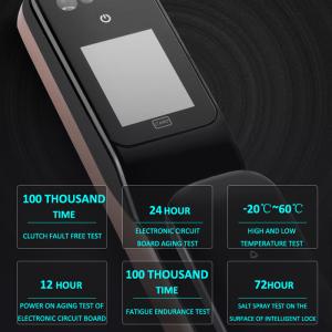 Automatic Wifi Tuya Fingerprint Pincode Face Recognition Door Lock