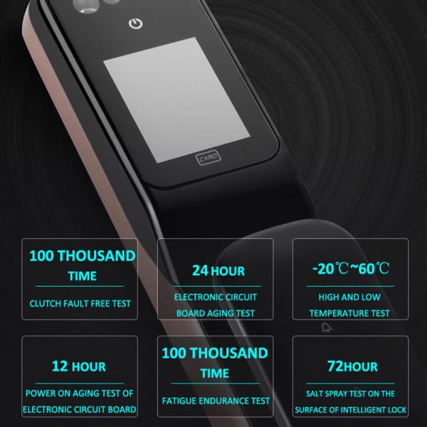Quality Automatic Wifi Tuya Fingerprint Pincode Face Recognition Door Lock for sale