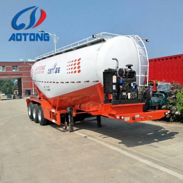 3 Axles 40ton Bulk Cement Tank Trailer for Cement Transport Durable and Long-Lasting