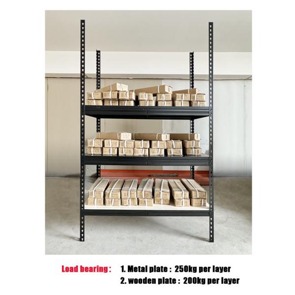 Angle Steel Rack Storage System Metal Boltless Rack High Load Bearing
