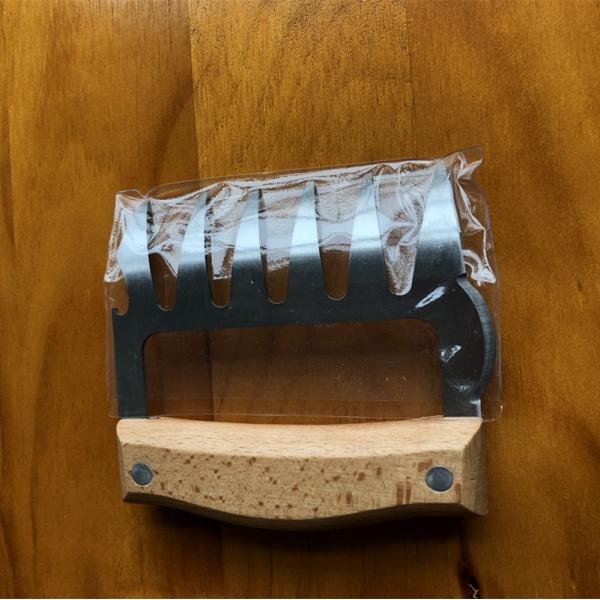Stainless Steel BBQ Meat Shredder Bear Claw with TPR Handle Pulled Pork Shredder Claws