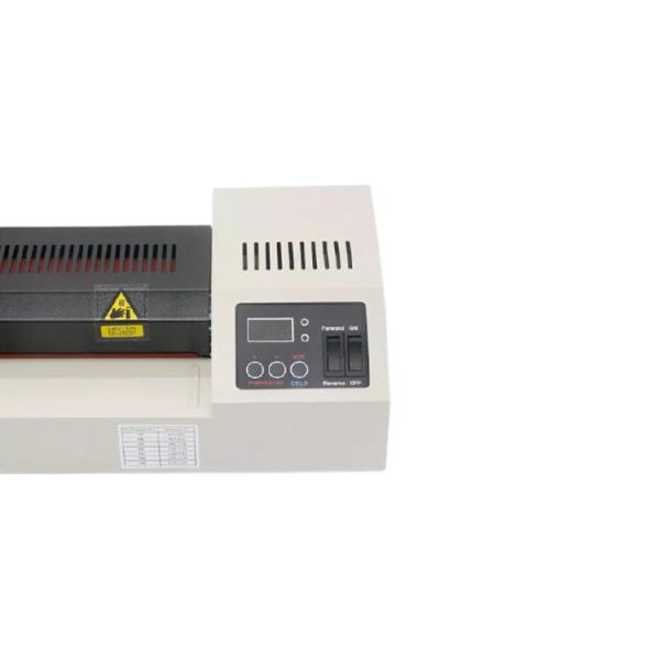 330mm Width Cold Hot Lamination Machine , 4 Rollers Roll Laminator With LED Display