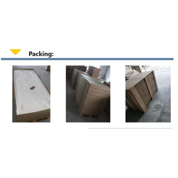 White Artificial Solid Surface Shower Base Chemical Resistant