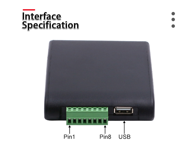 Supply EAS System E-Bit 860-960 MHz ABS Black UHF RFID System Reader For Retail Store