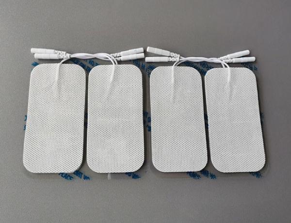 Quality tens pads 5x10 cm tens ems replacement unit pads electrodes for tens unit massage for sale
