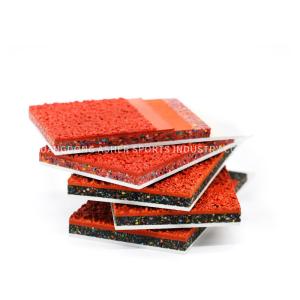 China Smooth Recycled Rubber Outdoor Flooring Custom UV Resistant Tiles Type wholesale