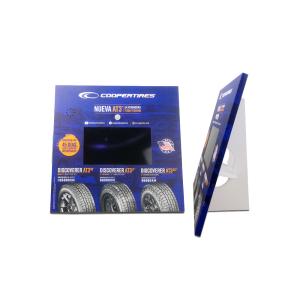 Custom Paper Display Printed Cardboard Display Stand With Back Frame