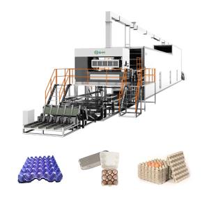 China Big Quantity Waste Paper Egg Tray Packaging Making Machine Egg Carton Box Machine wholesale