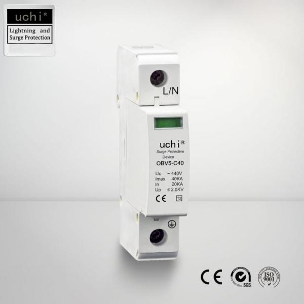 Quality 60HZ Ac Spd Type 2 , 440V Transformer Lightning Arrester For UPS Systems for sale