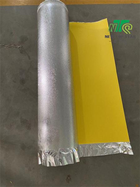 Quality Yellow IXPE Foam Underlay 200sqft/Roll Silver Vapor 3-In-1 Flooring Underlayment for sale
