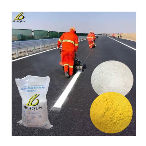 Quality Africa Popular High Reflective Road Line Traffic Marking Thermoplastic Paint for sale