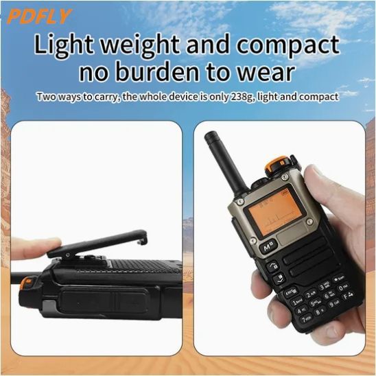 Professional 700MHz-6GHz Multi Band 0-2km Operating Distance Portable Uav Signal Jamming Detection Handheld Anti Drone Detector