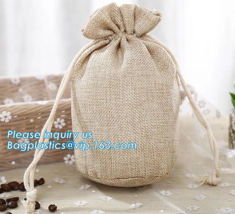 JUTE STORAGE BASKET WITH COTTON ROPE HANDLES,Burlap fabric jute toy storage basket for home storage organization bagease