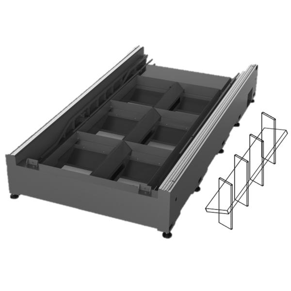 4KW IPG Fiber Laser Cutting Machine Galvanized Steel Sheet Processing